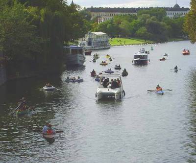 Landwehrkanal paddeln