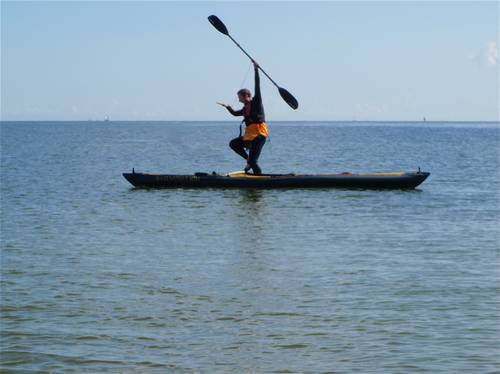 Stand Up Paddling auf der Ostsee